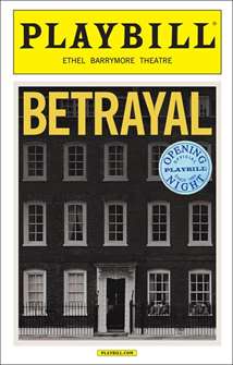 Betrayal Limited Edition Opening Night Playbill 